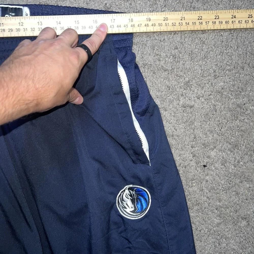 Adidas NBA Dallas Mavericks Player Issued Utility Pants Size 2XL Ankle Zip